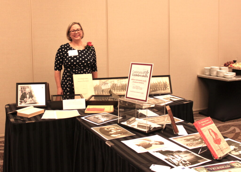 2022 C&C Melissa Davis - Director of Library and Archives at the George C. Marshall Foundation provided a wonderful display of special Friedman-related photos and artifacts.