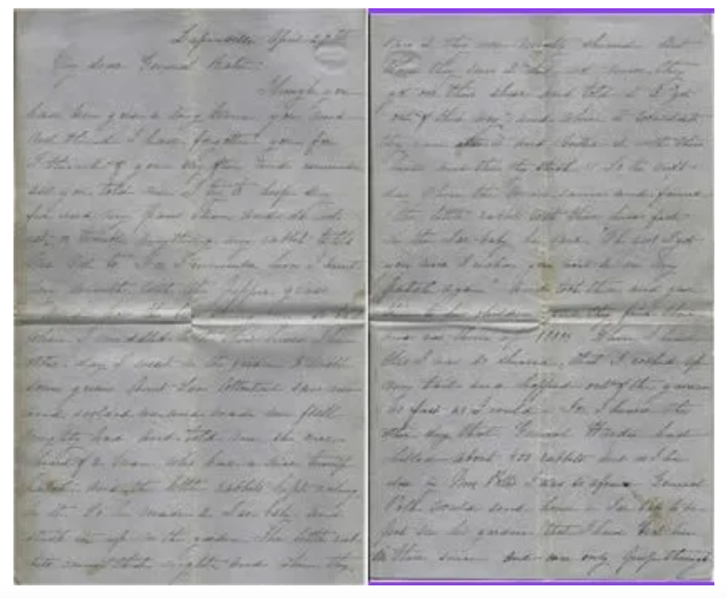 Peter Cottontail Code Letter