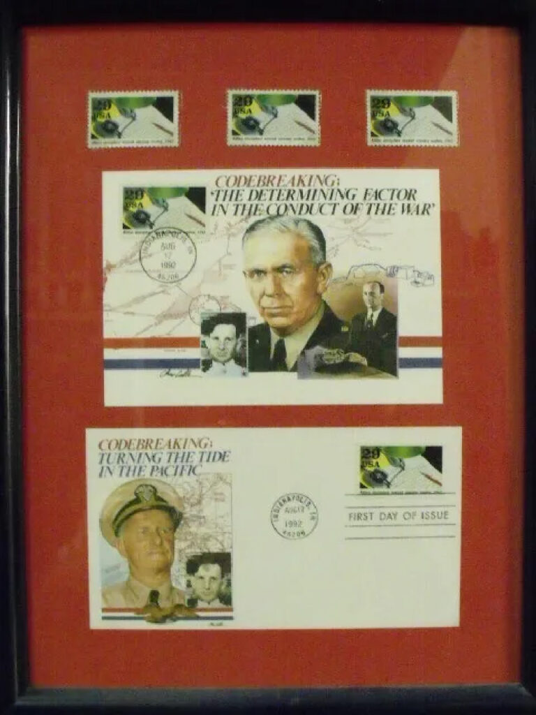 Codebreaking 1st Day Cover - Donation is part of the Lou Kruh Collection