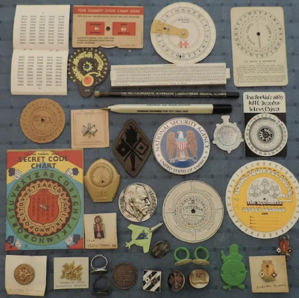 Cryptologic toys and games - Lou Kruh collection