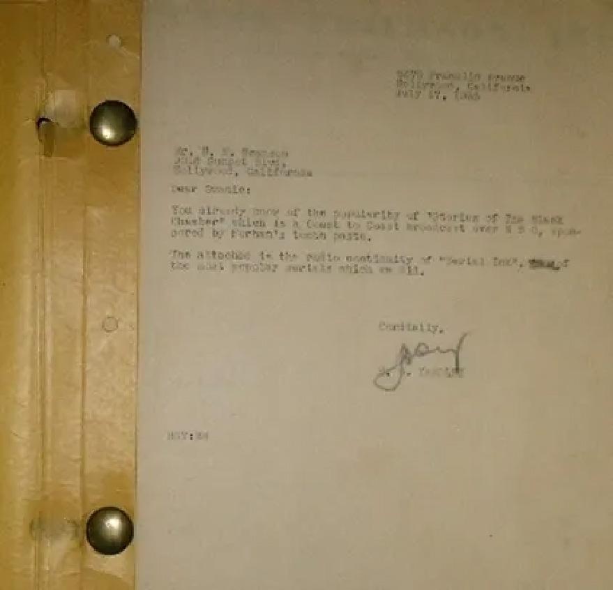 Transcripts of "Stories from the Black Chamber."