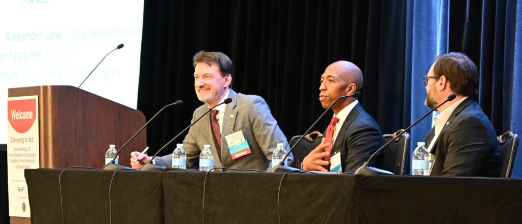 Convening to Act: PQC March 2026: Lessons Learned from Performing Inventory and Mitigation of Non-compliant Cryptography with Dr. Alexander Low, Data-Warehouse; Jacquay Henderson, Square Peg Technologies; Aaron Faulkner, Tychon.JPG