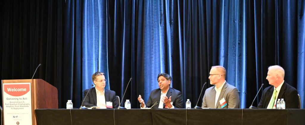 PQC March 2026 The Randomness panel with Andy Regenshheid NIST Mike Boyle NSA Greg Wetmore Entrust Dr Ashok Sivakumar Entrokey Labs