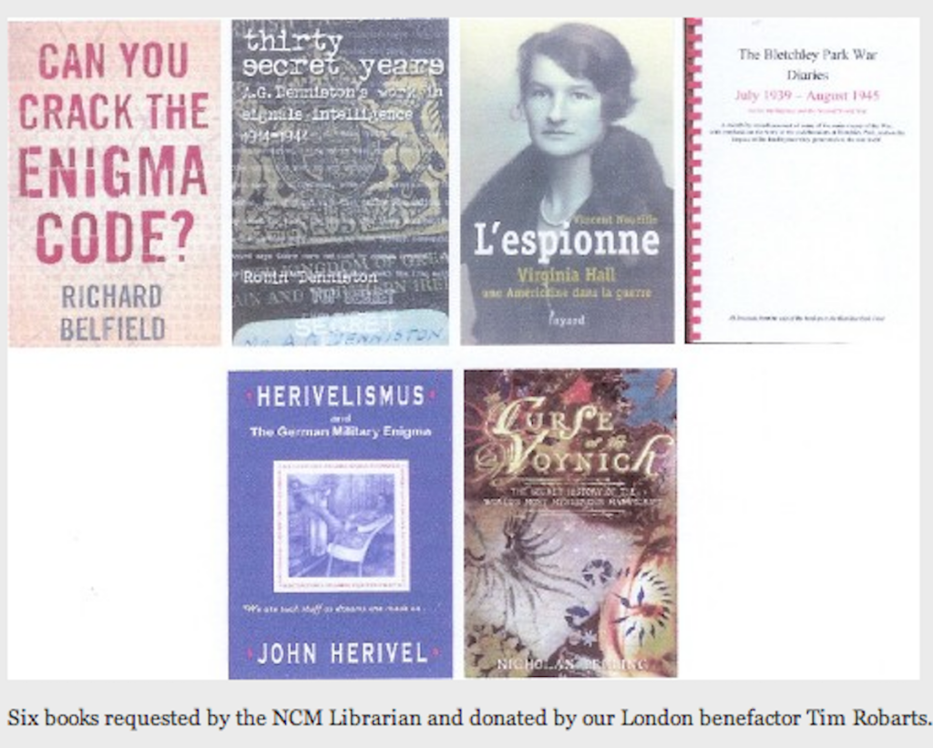 Books donated by London benefactor Tim Roberts