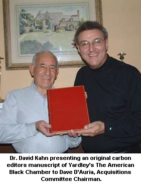 Dr. David Kahn and Dave D'Auria 2009