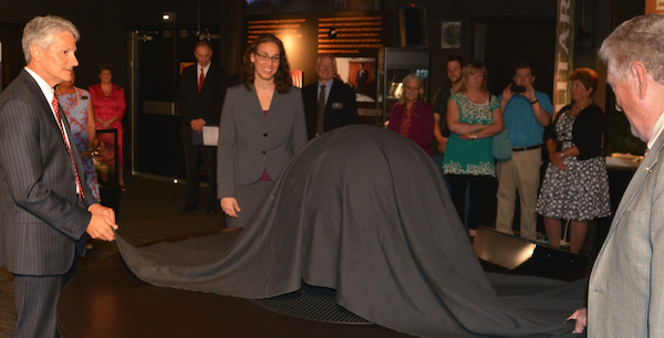 Awaiting the unveiling of the Magic Planet