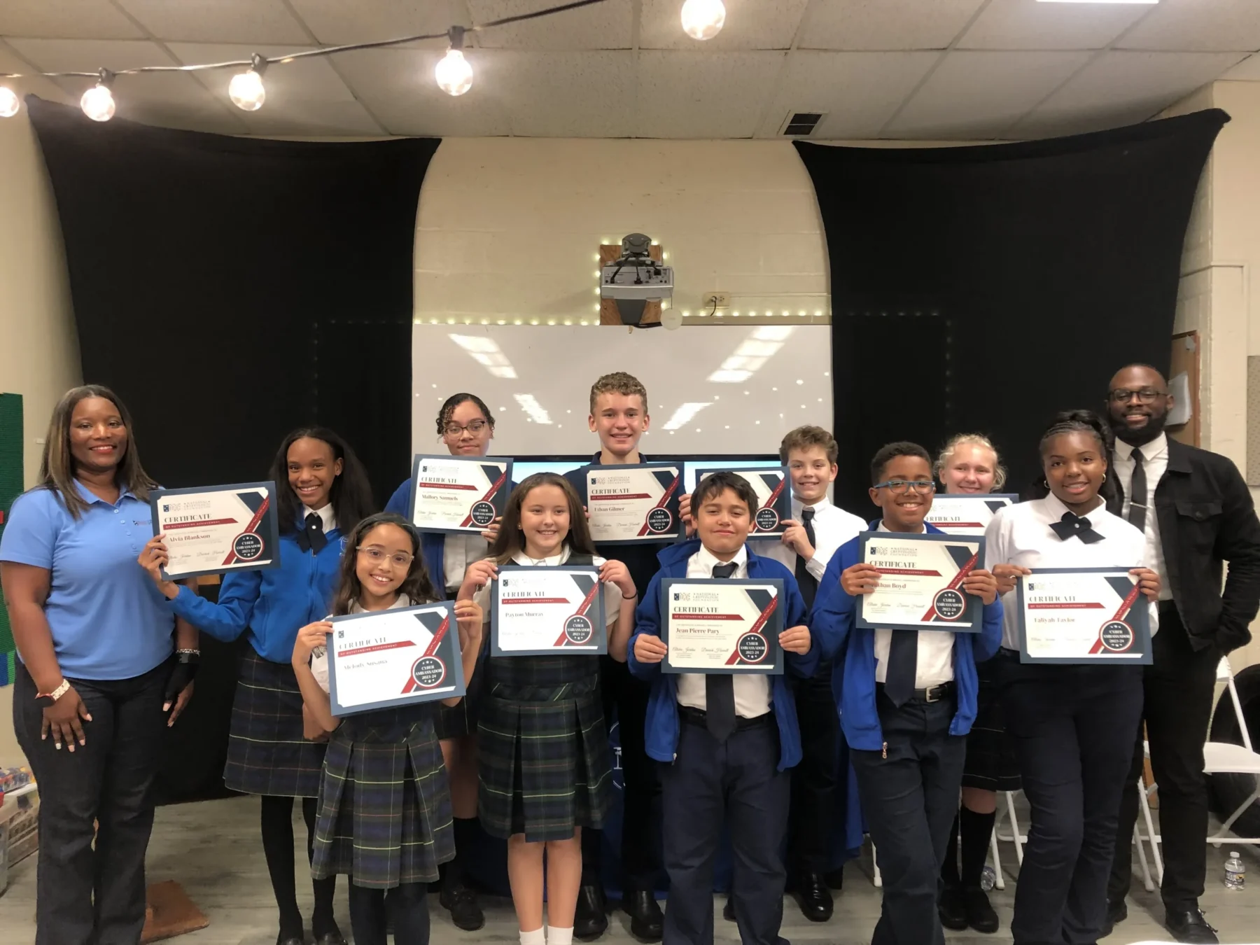 St. Mary of the Mills Catholic School – 1st NCF Ambassador Class