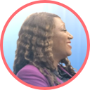 man speaking on microphone