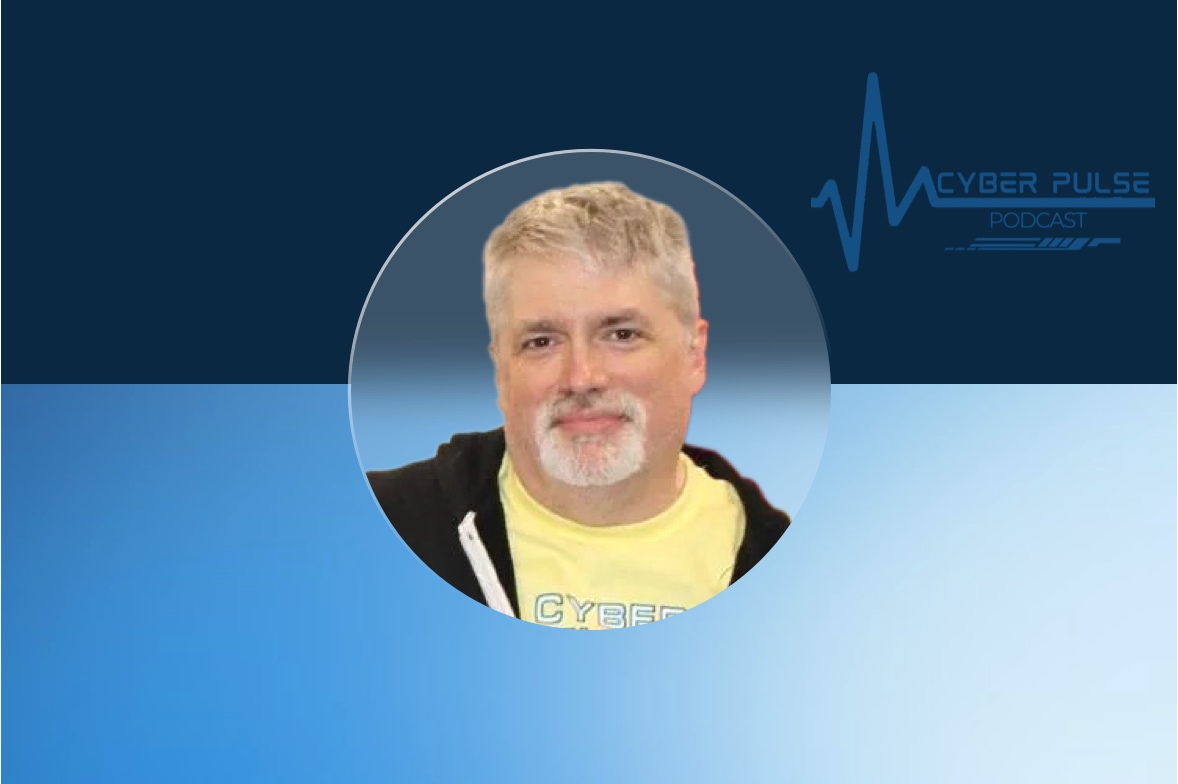 headshot graphic of cyber pulse podcast host james walsh