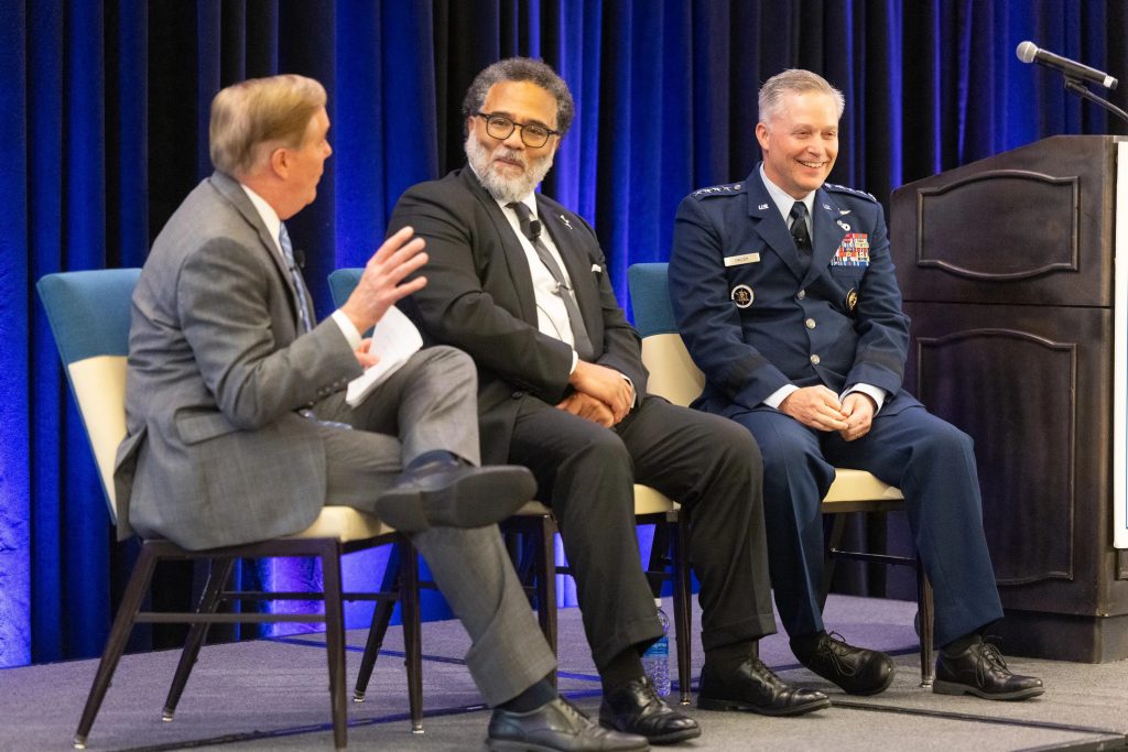2024 Cocktails and Codebreakers-Fireside Chat with Steve Scully moderating. Harry Coker Jr. and Gen Timothy D. Haugh guest speakers.