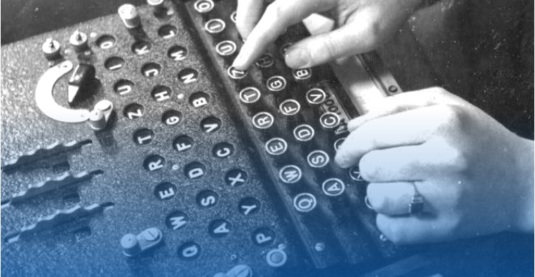 nav cryptologic history hands using engima machine