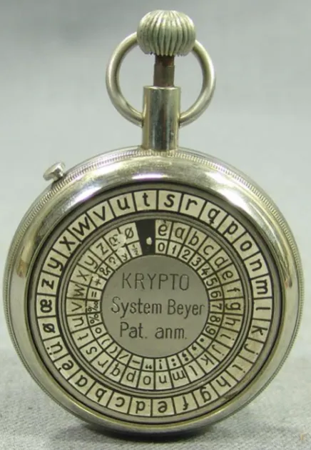 1930s Beyer Cipher Device Pocket
