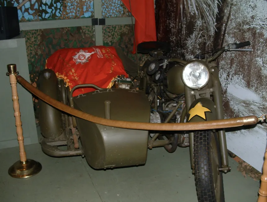 Vietnam Era Russian Made Command Motorcycle With Comms Gear