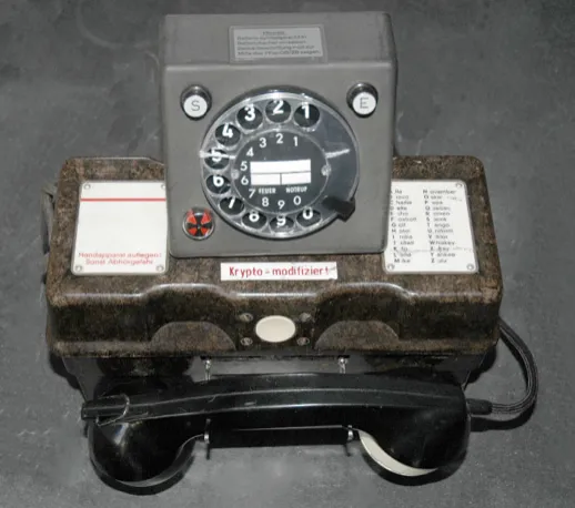 WWII German Secure Tactical Field Phone